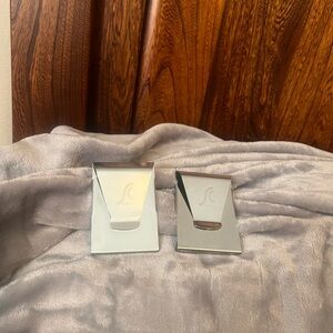 Slim Clip 2 The Front Pocket Wallet, Stainless Steel, holds 30 bills/6 cards,new